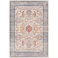 GALILEA In- & Outdoor Traditional Boho Burnt Orange Area Rug