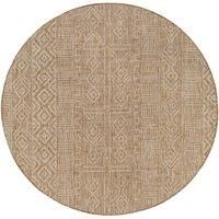 Livabliss Ontur Indoor Outdoor Rug - Large Boho Rugs for Living Room 160x230 cm Dining, Kitchen Carpet, Patterned Neutral and Coloured Rugs, Waterproof, Stain Durable - Brown and Beige
