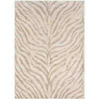 Livabliss Luanda Geometric Rug - Scandi Area Rugs Living Room 200x274 cm, Dining, Kitchen - Neutral, Abstract Patterned Rugs, Boho Style, Easy Care Pile - Large Rug, Light Grey and Beige