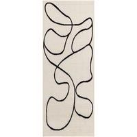 Surya Lucca Abstract Rug - Area Rugs for Living Room, Dining, Lounge, Bedroom - Marble Rug, Soft Medium Pile Large Rug for Easy Care - Modern Rugs Living Room 200x274cm Neutral Ivory & Black Rug