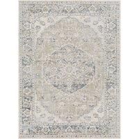 Surya B.V. In Door Machine Washable Traditionnal Boho Olive Dark Blue Area Rug Blue;Black;Brown;Grey Rectangle 200 x 275cm