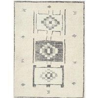 Livabliss x Becki Owens Solana Vintage Rug - Area Rugs for Living Room 160x213 cm, Bedroom - Scandi Neutral Rugs, Traditional Patterned Boho Style, Natural Easy Care Pile - Large Rug, Ivory, Black