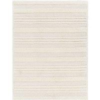 Livabliss Nemiz Shaggy Rug - Modern Berber Rugs Living Room, Large 200x275 cm, Soft Shaggy Rugs for Bedroom - Neutral Boho Fluffy Rug, Easy Care Plush Thick Pile - Beige and White