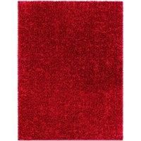 Livabliss Shaggy Rug - Modern Berber Rugs Living Room, Large 200x274 cm, Soft Shaggy Rugs for Bedroom - Neutral Boho Fluffy Rug, Easy Care Plush Thick Pile - Red