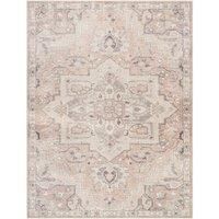Livabliss x Becki Owens Elle Vintage Rug - Area Rugs for Living Room 200x275 cm, Bedroom - Scandi Neutral Rugs, Traditional Patterned Boho Style, Natural Easy Care Pile - Large Rug, Tan, Grey, Beige