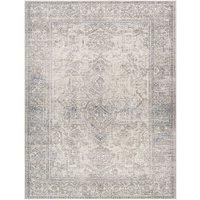 Livabliss x Becki Owens Margot Vintage Rug - Area Rugs for Living Room 160x213 cm, Bedroom - Scandi Neutral Rugs, Traditional Patterned Boho Style, Natural Easy Care Pile - Large Rug, White, Brown