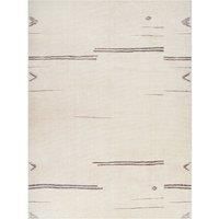 Livabliss x Becki Owens Rivi Vintage Rug - Area Rugs for Living Room 200x275 cm, Bedroom - Scandi Neutral Rugs, Traditional Patterned Boho Style, Natural Easy Care Pile - Large Rug, Cream and Grey