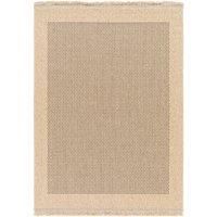 Livabliss Cairns Indoor Outdoor Rug - Large Boho Rugs for Living Room 160x213 cm Dining, Kitchen Carpet, Patterned Neutral & Coloured Rugs, Waterproof, Stain Durable - Beige and Black
