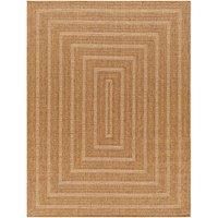 Livabliss Acaya Indoor Outdoor Rug - Large Boho Rugs for Living Room 200x275 cm Dining, Kitchen Carpet, Patterned Neutral and Coloured Rugs, Waterproof, Stain Durable - Amber, Tan, Brown