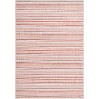 Livabliss Ibiza Indoor Outdoor Rug - Large Boho Rugs for Living Room 160x230 cm Dining, Kitchen Carpet, Patterned Neutral and Coloured Rugs, Waterproof, Stain Durable - Coral, Ivory, Pink