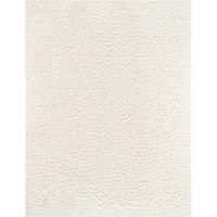 Livabliss Shaggy Rug - Modern Berber Rugs Living Room, Large 200x275 cm, Soft Shaggy Rugs for Bedroom - Neutral Boho Fluffy Rug, Easy Care Plush Thick Pile - White