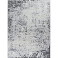 Livabliss Kampen Abstract Rug - Area Rugs Living Room 120x170 cm, Dining Room, Lounge, Kitchen, Bedroom - Modern Marble Large Rug, Soft Luxurious Easy Care Medium Pile, Grey, Charcoal and Ivory