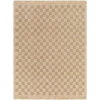 Livabliss Ortaca Indoor Outdoor Rug - Large Boho Rugs for Living Room 120x170 cm Dining, Kitchen Carpet, Patterned Neutral and Coloured Rugs, Waterproof, Stain Durable - Tan and Black