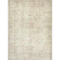 Livabliss x Becki Owens Margot Vintage Rug - Area Rugs for Living Room 120x170 cm, Bedroom - Scandi Neutral Rugs, Traditional Patterned Boho Style, Natural Easy Care Pile - Large Rug, Ivory, Sage