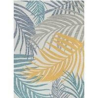 Surya B.V. Floral Off-White/Mustard/Light Grey Indoor / Outdoor Area Rug Yellow;Grey;Cream Rectangle 200 x 275cm