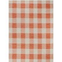 Livabliss Rome Indoor Outdoor Rug - Boho Runner Rugs for Living Room 80x150 cm Dining, Hallway Carpet, Patterned Neutral and Coloured Rugs, Waterproof, Stain Durable - Orange, Rust, Beige