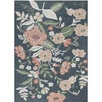 Livabliss Florence Indoor Outdoor Rug - Large Boho Rugs for Living Room 156x207 cm Dining, Kitchen Carpet, Patterned Neutral and Coloured Rugs, Waterproof, Stain Durable - Blue and Pink