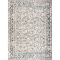 Livabliss x Becki Owens Darling Machine Washable Rug - Vintage Area Rugs Living Room, Large Rug 160x213 cm - Traditional Boho Style, Dining Room, Kitchen, Outdoor, Hallway - Brown, Ivory
