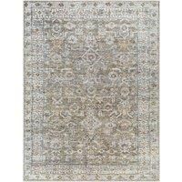 Livabliss x Becki Owens Darling Machine Washable Rug - Vintage Area Rugs Living Room, Large Rug 160x213 cm - Traditional Boho Style, Dining Room, Kitchen, Outdoor, Hallway - Brown, Grey