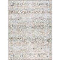 Livabliss x PNW Home/'s Jordyn Rainier Machine Washable Rug - Vintage Area Rugs Living Room, Large Rug 160x220 cm - Traditional Boho Style, Dining Room, Kitchen, Outdoor, Hallway - Brown, Olive