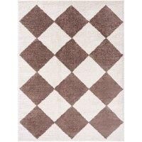 DELINE Machine Washable Modern Shaggy Area Rug