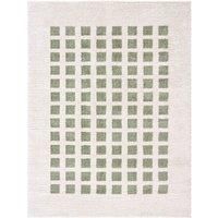 Livabliss Kisumu Shaggy Rug - Modern Berber Rugs Living Room, Large 200x275 cm, Soft Shaggy Rugs for Bedroom - Neutral Boho Fluffy Rug, Easy Care Plush Thick Pile - Light Beige, Grass Green
