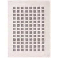 LAURINE Machine Washable Modern Shaggy Area Rug