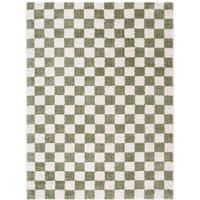 IZALINE Machine Washable Modern Shaggy Area Rug