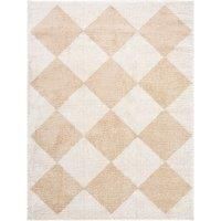DELINE Machine Washable Modern Shaggy Area Rug