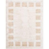 AMINE Machine Washable Modern Shaggy Medium Grey Area Rug 160 x 213 cm