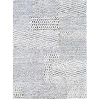 Livabliss x Galey Alix Shaggy Rug - Modern Berber Rugs Living Room, Large 160x213 cm, Soft Shaggy Rugs for Bedroom - Neutral Boho Fluffy Rug, Easy Care Plush Thick Pile - Ivory, Black