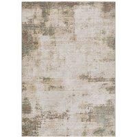 Livabliss x Galey Alix Abstract Rug - Area Rugs Living Room 160x230 cm, Dining Room, Lounge, Kitchen, Bedroom - Modern Marble Large Rug, Soft Luxurious Easy Care Medium Pile, Cream, Taupe, Brown