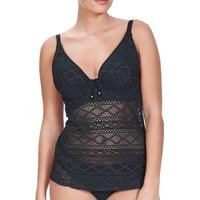 Freya Womens Sundance Tankini Top , Black, 34DD