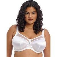 Goddess Women/'s Keira Underwire Banded Bra Full Coverage, White, 36JJ