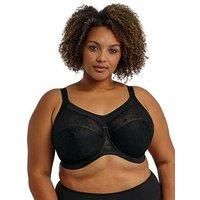 Goddess Women/'s Verity Underwire Full Cup Bra Coverage, Sheer, Black, 38J