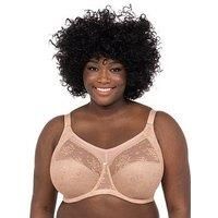 Goddess Women/'s Verity Underwire Full Cup Bra Coverage, Sheer, Beige, 36H
