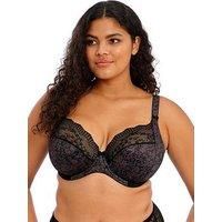 Elomi Lucie Bra Plunge Wired Three Section Stretch Lace Bras Lingerie