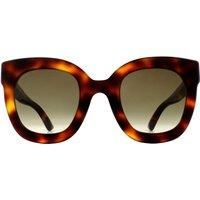 GUCCI GG0208S Womens Multi-Focus Blue Light Glasses in Tortoise Havana Gold 49mm