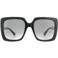 Gucci GG0418S 001 Black GG0418S Square Sunglasses Lens Category 2 Size 54mm