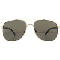 Gucci Sunglasses GG0422S  003 Gold Genuine