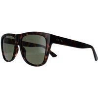Men'S Gucci Gg1345S Polarised Sunglasses - Rectangular Havana Green, Designer Accessory
