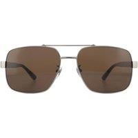 Gucci Sunglasses GG0529S 002 Ruthenium Havana Brown