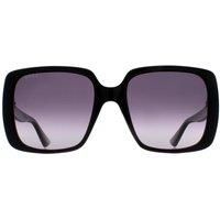 Gucci GG0632S 001 Black/Grey Gradient Square Women's Sunglasses