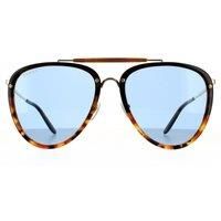 Aviator Havana Blue Sunglasses