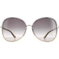 Chloe Sunglasses CH0030S Franky 001 Grey/Brown Crystal Fade & Gold Grey Gradient