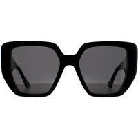 GUCCI GG 0956S 003 Black Gold / Grey Oversized Sunglasses NWT GG0956S