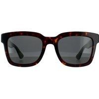 Rectangle Havana Green Grey Grey Sunglasses