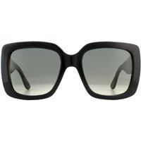 Square Black Grey Gradient Sunglasses GG0141SN