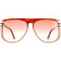 Aviator Shiny Blonde Havana Orange Gradient CH0104S