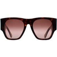 Chloe CH0233S 002 Sunglasses Women's Havana/Brown Lenses Rectangle Shape 53mm